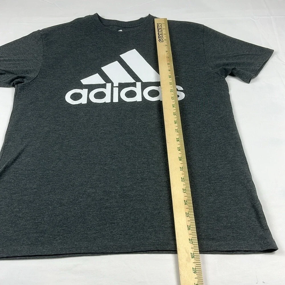 Adidas Golf Short Sleeve Tee‎ Logo Mens Size Medium Grey